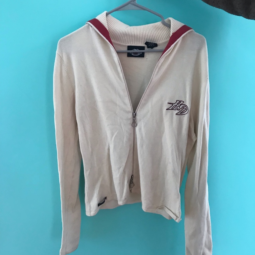 Harley Davidson zip up jacket / sweater vintage